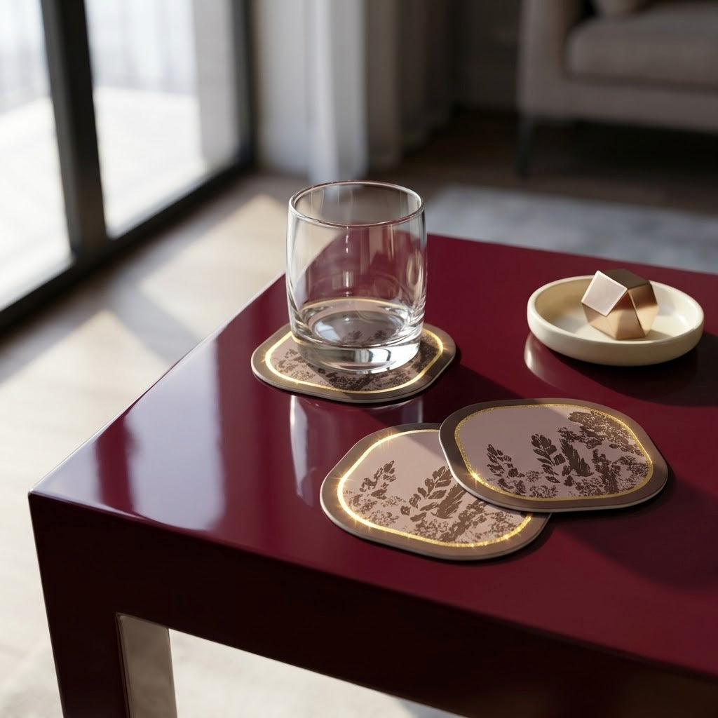 Country I Foiled Coasters