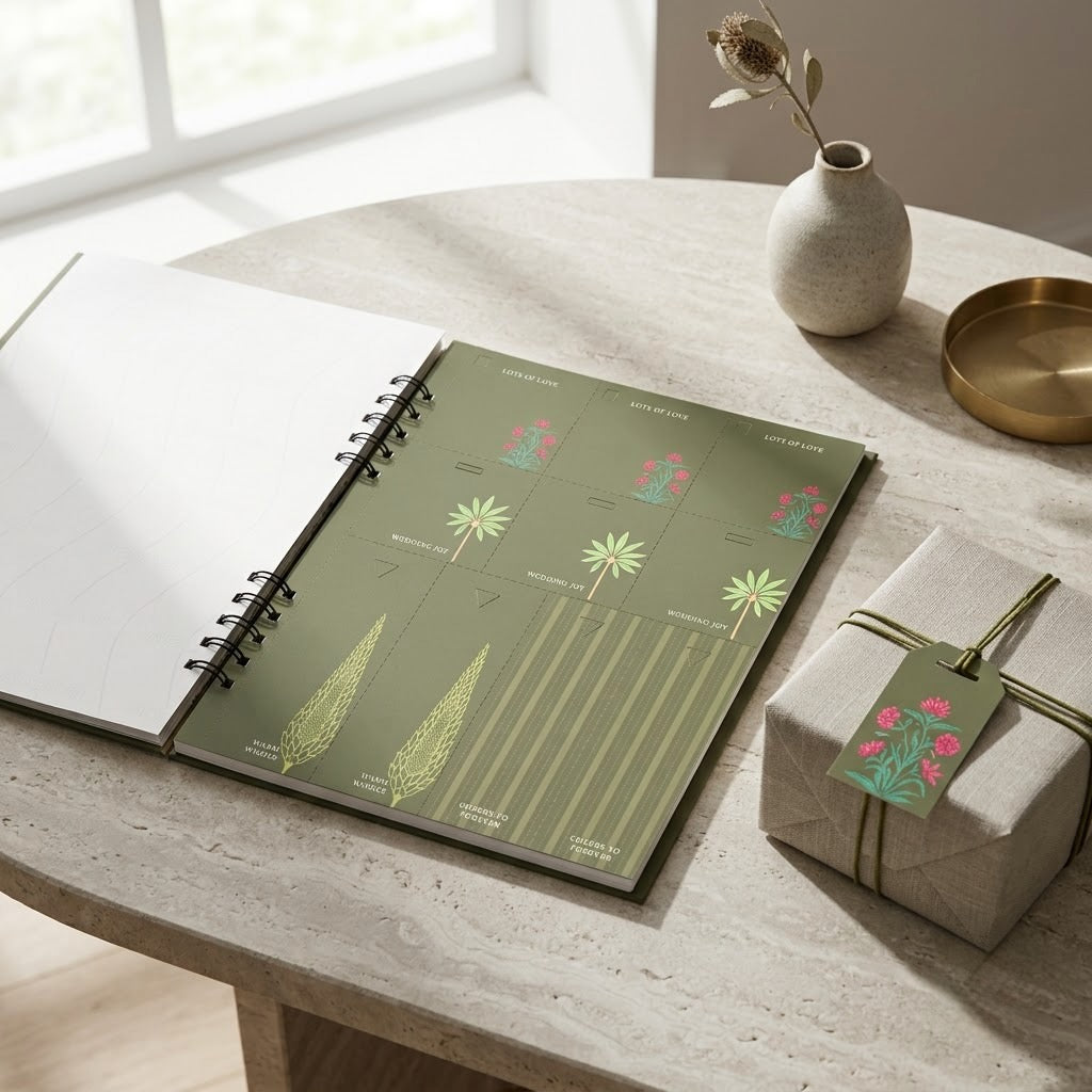 Tropical Wrapping sheet book (12 sheets)