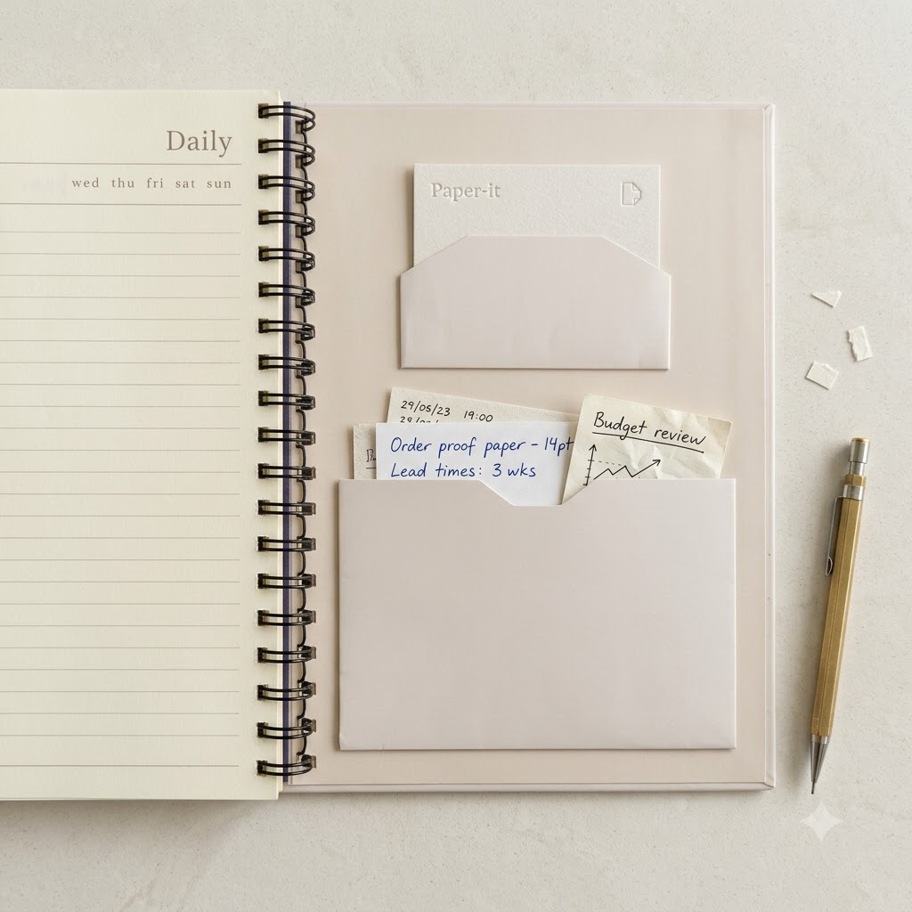 Blueberry folder Notebook