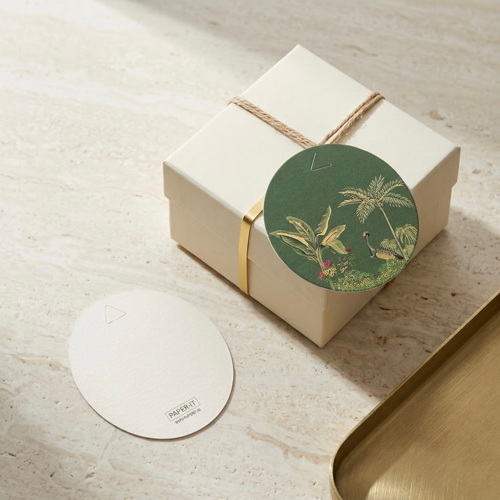 Garden Pavilion Foiled Tags
