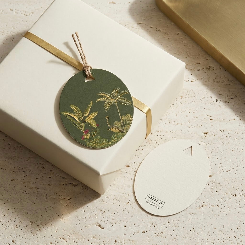 Garden Pavilion Foiled Tags