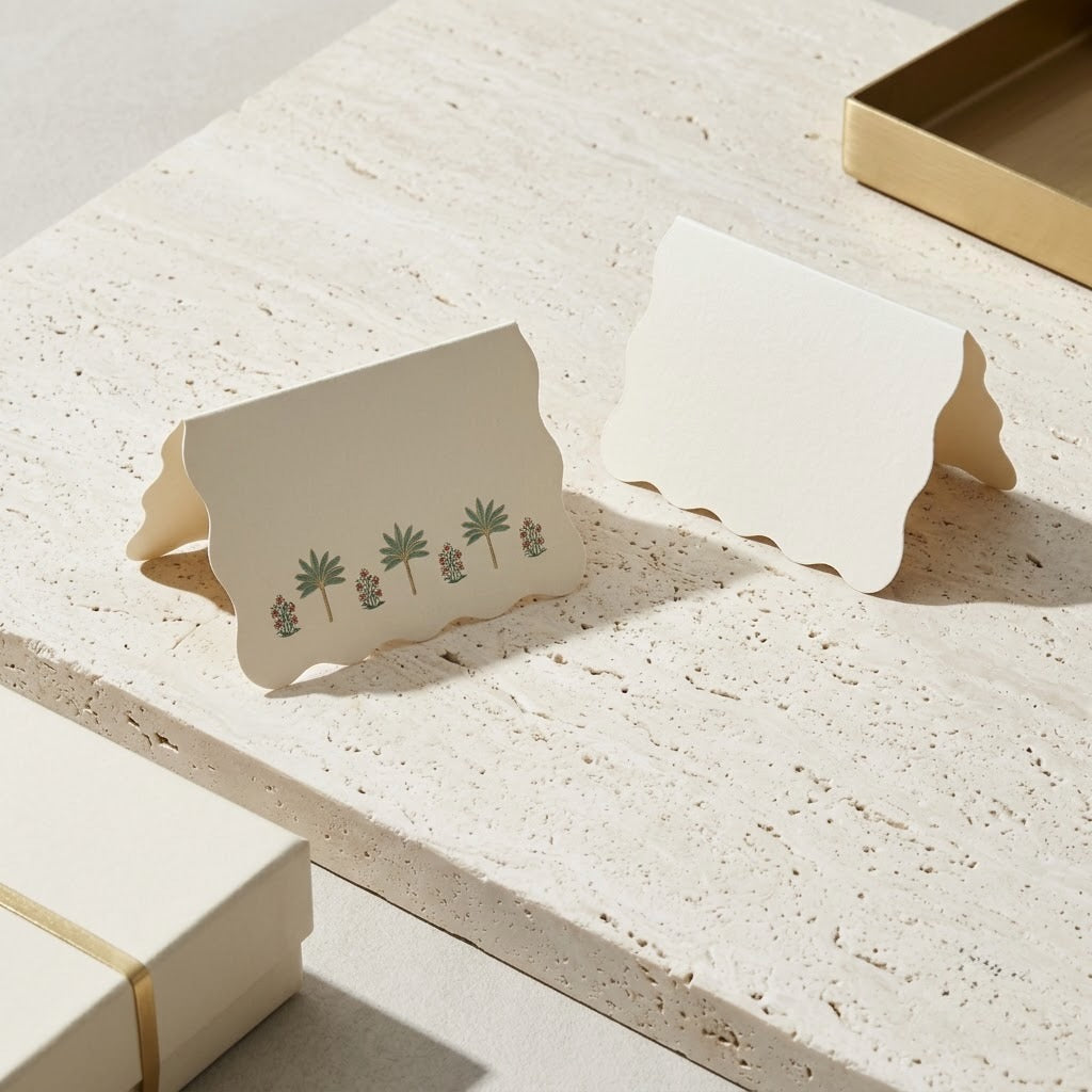 Palm Foiled Folded Cards