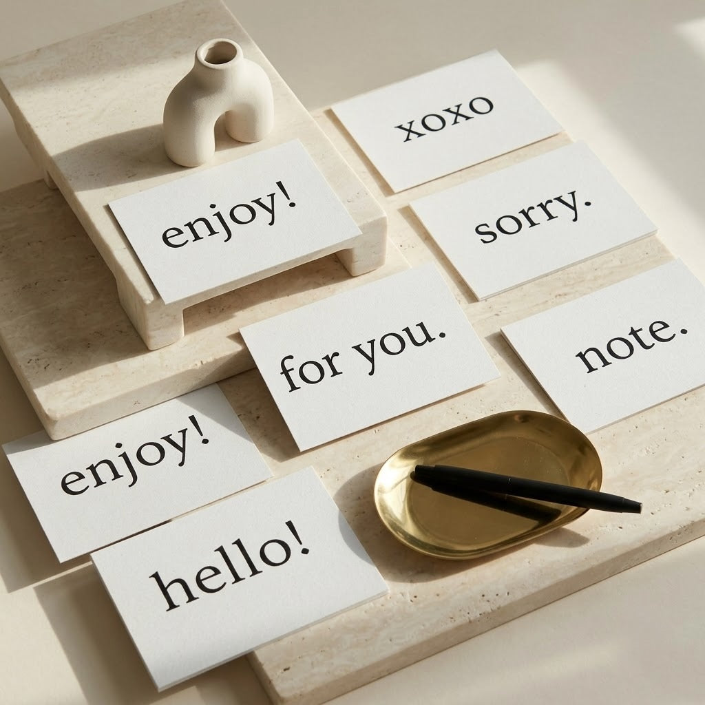 Everyday note cards | Set of 7