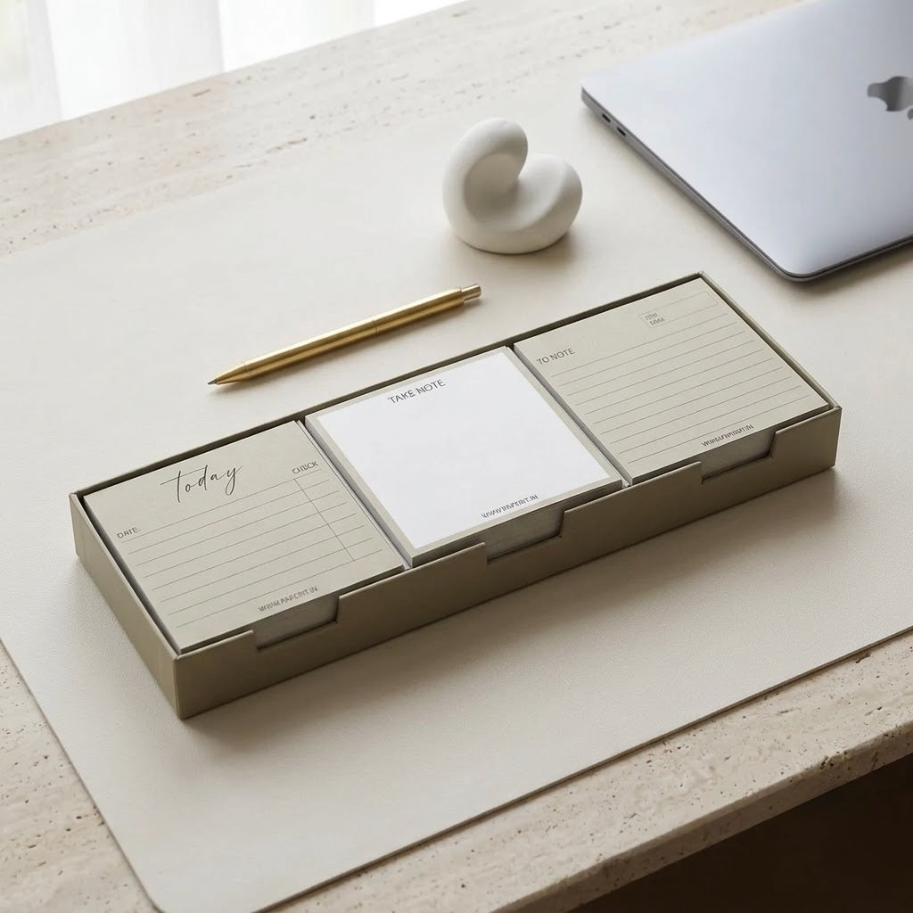 Sage memo pads box
