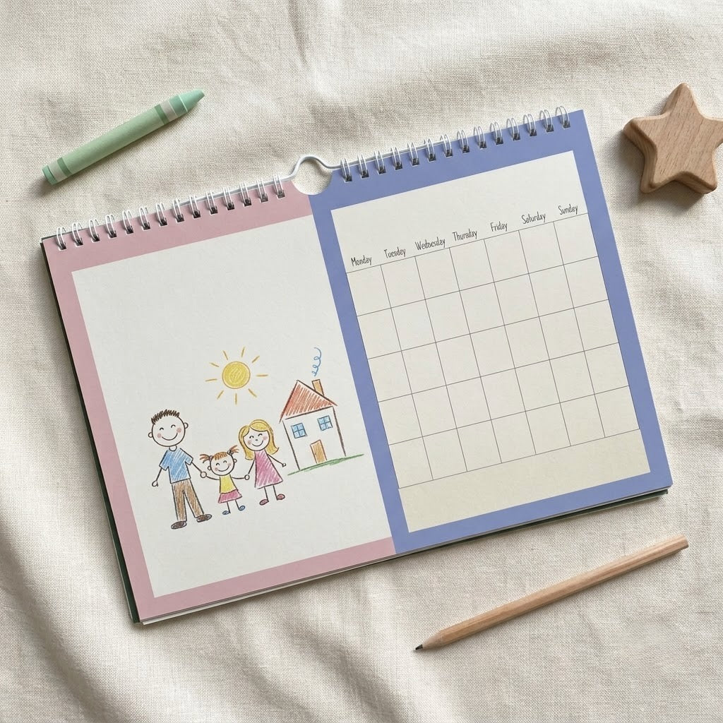 Tiny tales personalised wall calendar