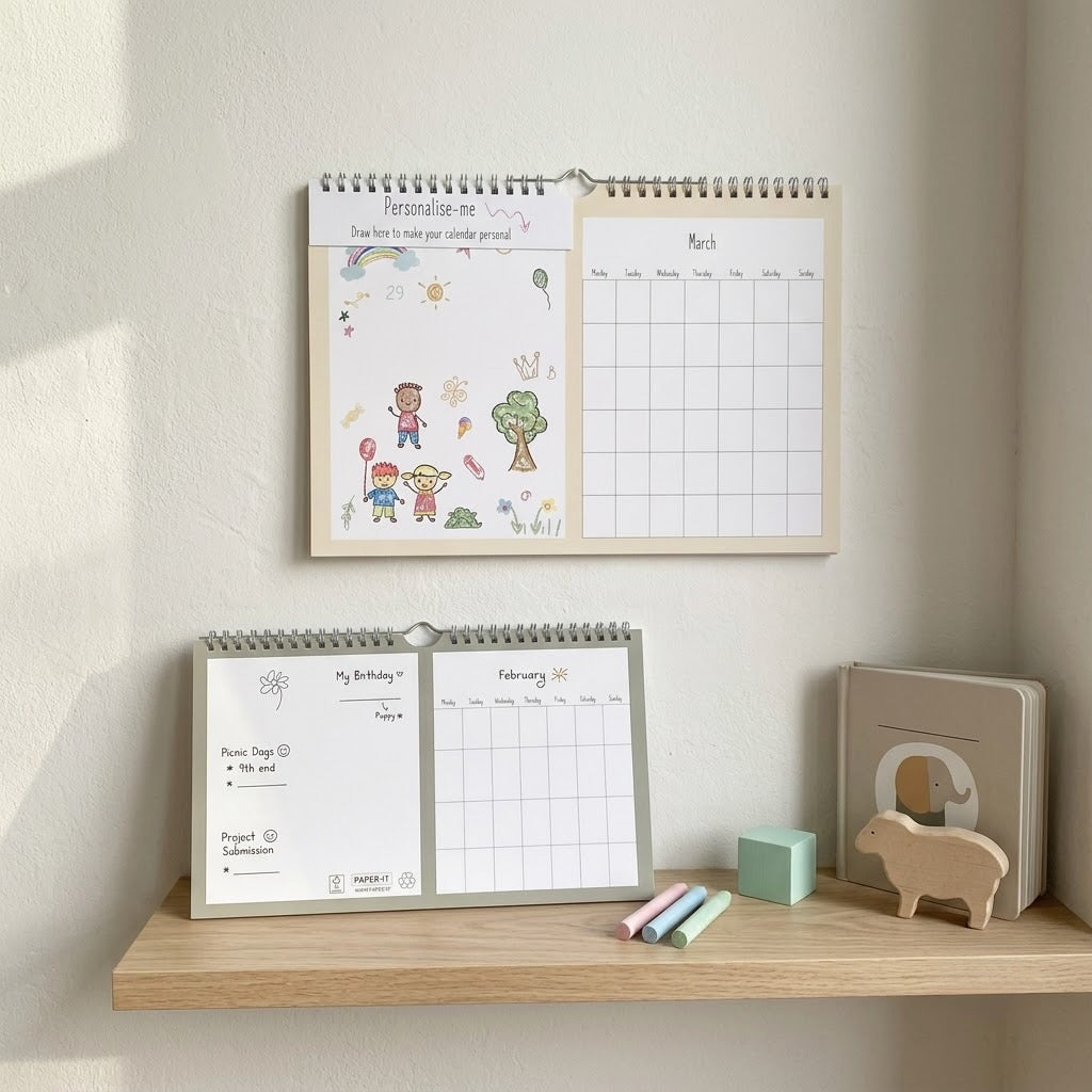 Tiny tales personalised wall calendar