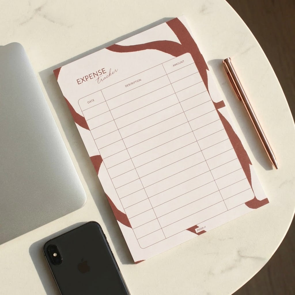 Expense tracker planner