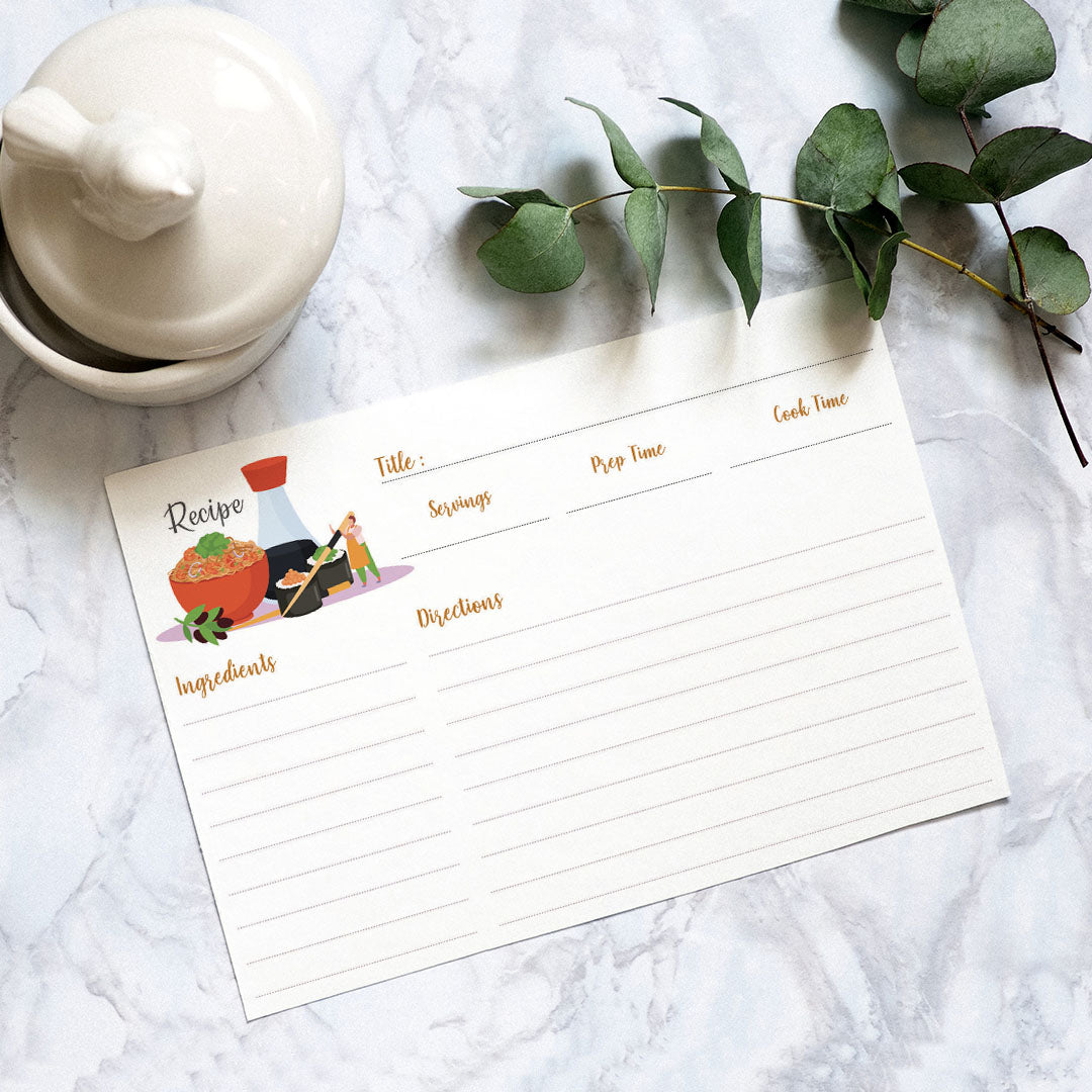 Soy Recipe Cards <br/> Set of 5 - PAPER-IT