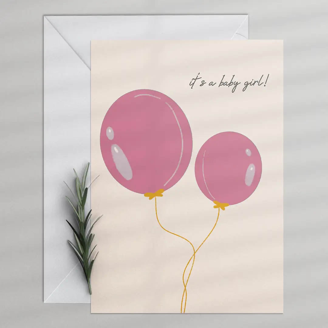 Baby girl <br/> Greeting Card