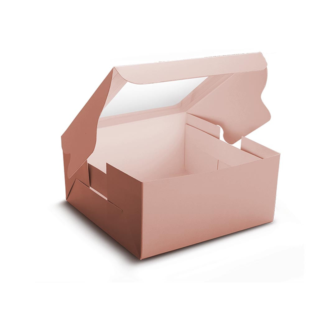 Pink 1 Kg Cake Box <br/> 10″X10″X5″ - PAPER-IT