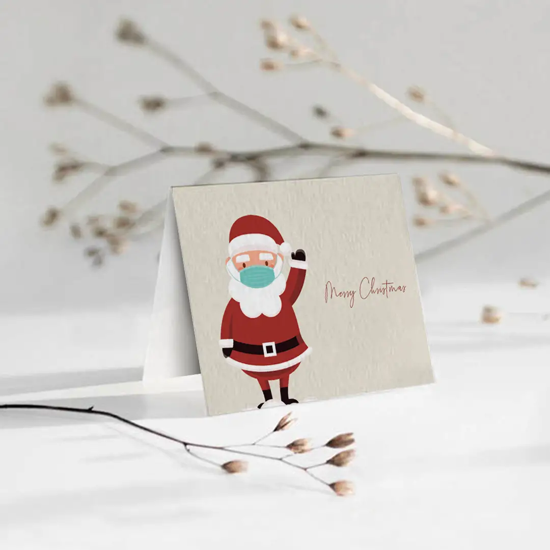 Santa cards <br/> (set of 5) - PAPER-IT