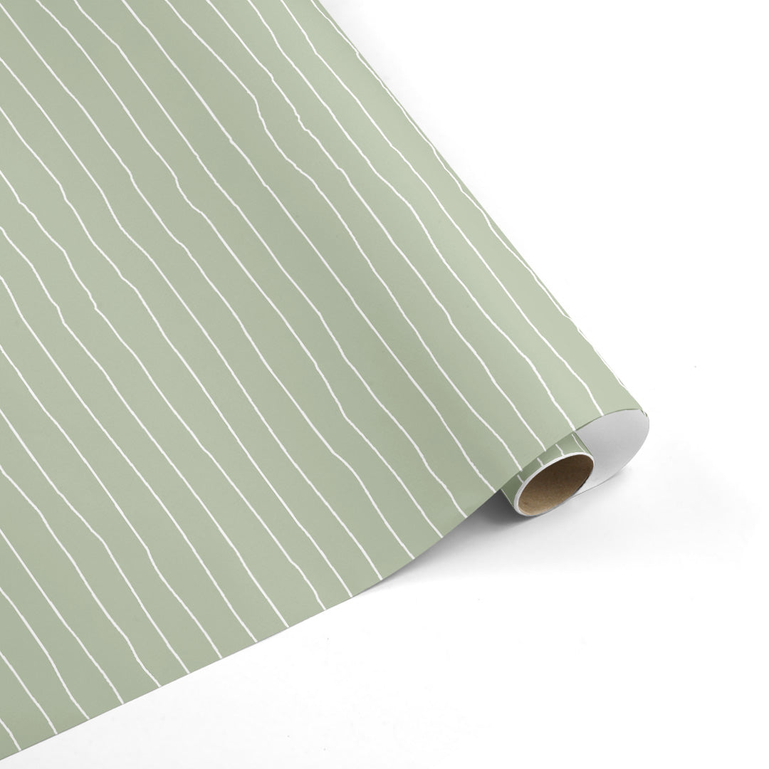 Green wrapping sheets+note cards<br/>(set of 5) - PAPER-IT
