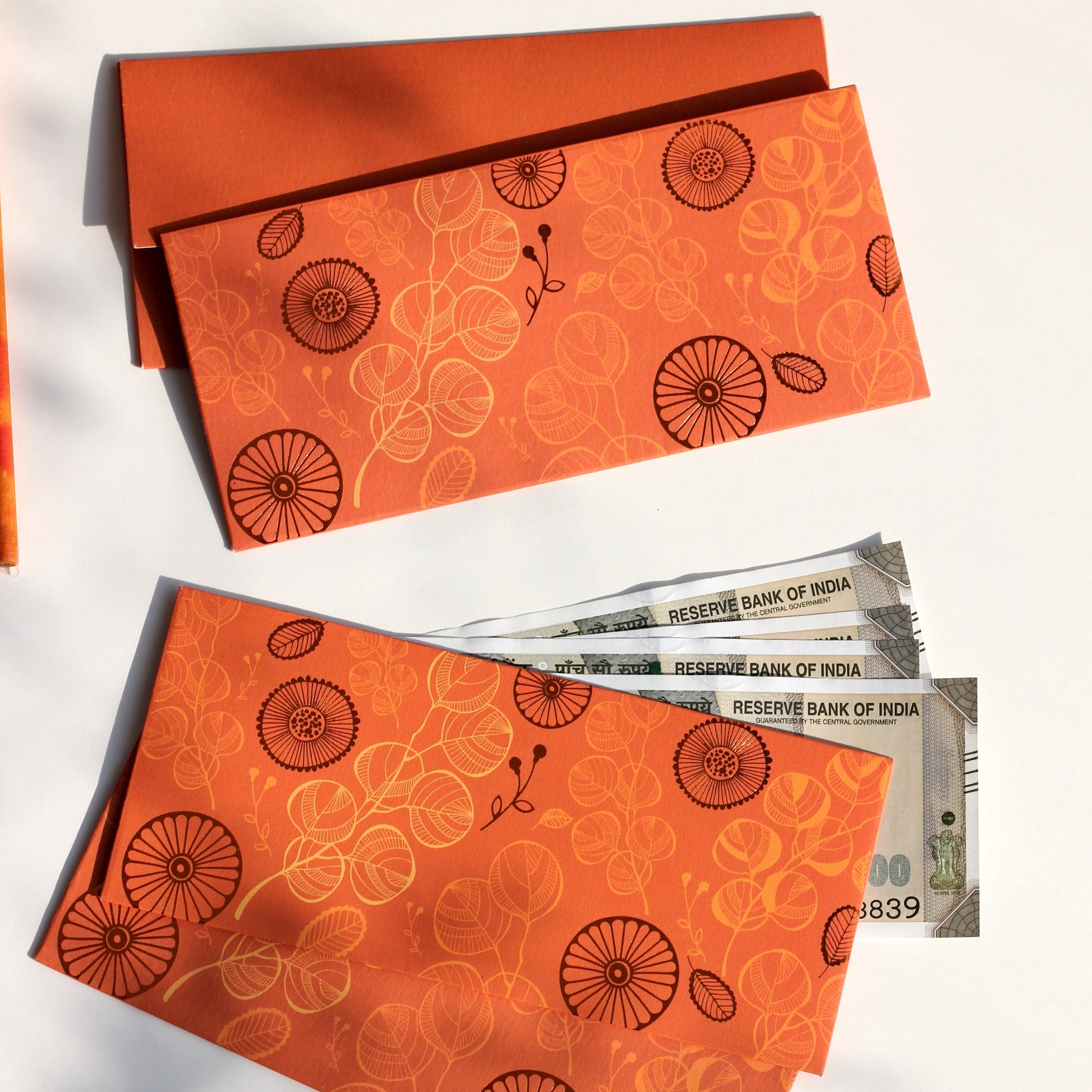 Sandstone money envelopes (foiling) set of 12