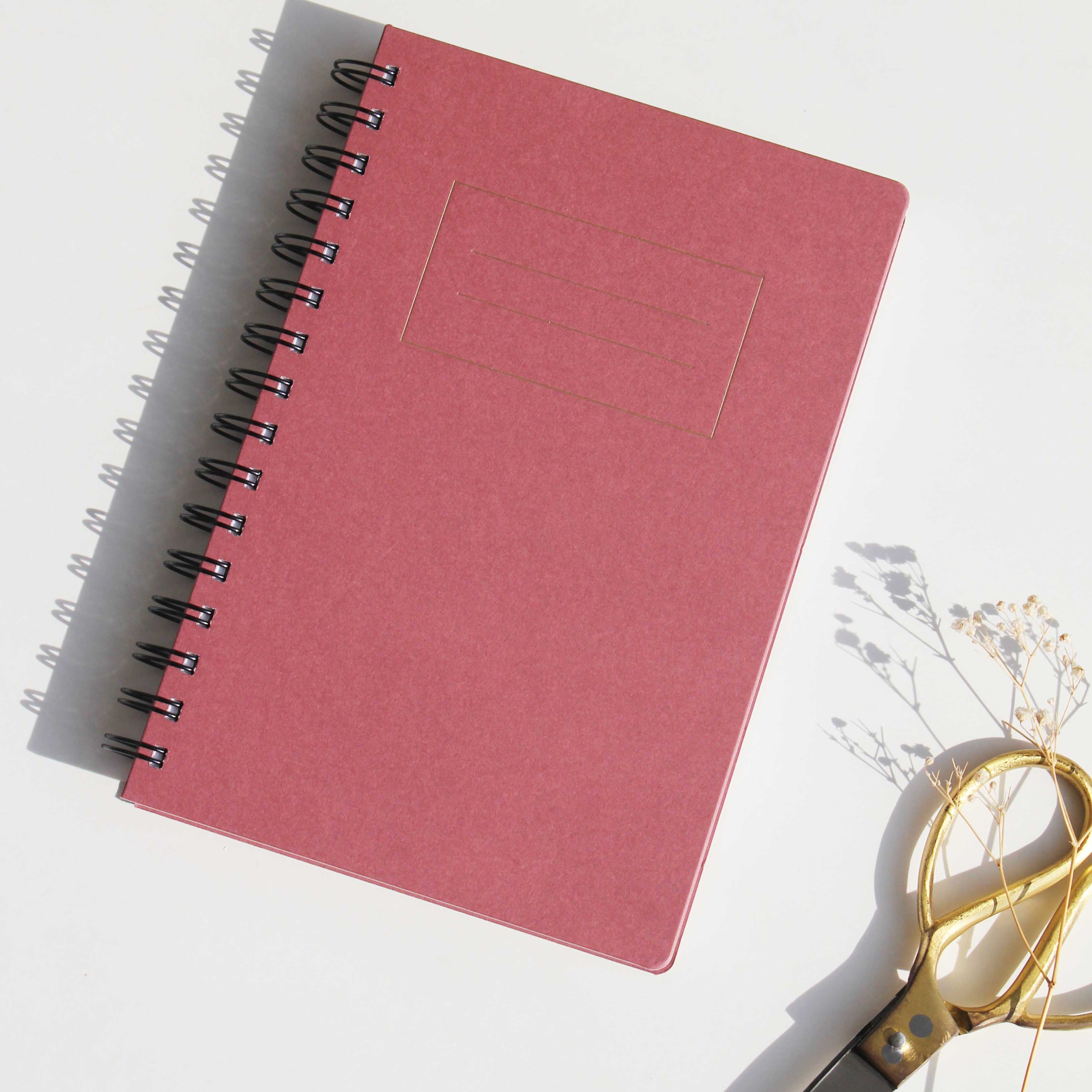 A5 Rosebud Foiled Notebook