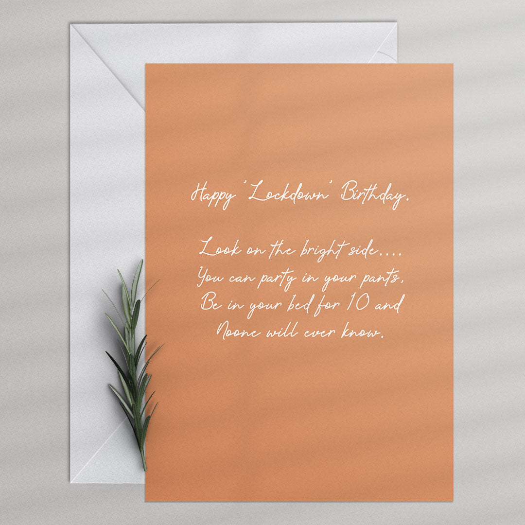 Lockdown Birthday <br/> Greeting Card