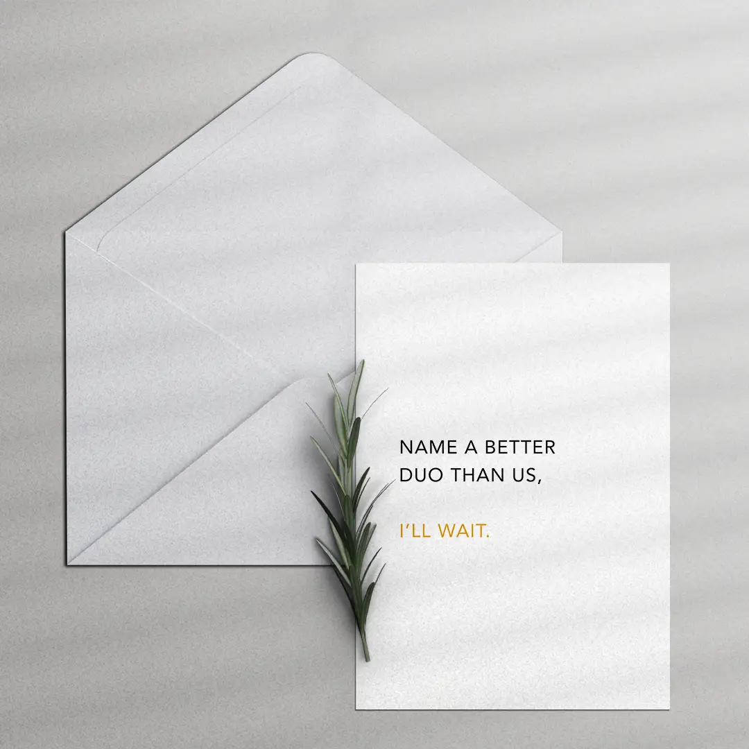 Duo <br/> Greeting Card