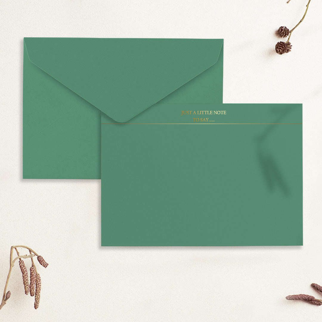 Just a little note (foiled) cards <br/> set of 5