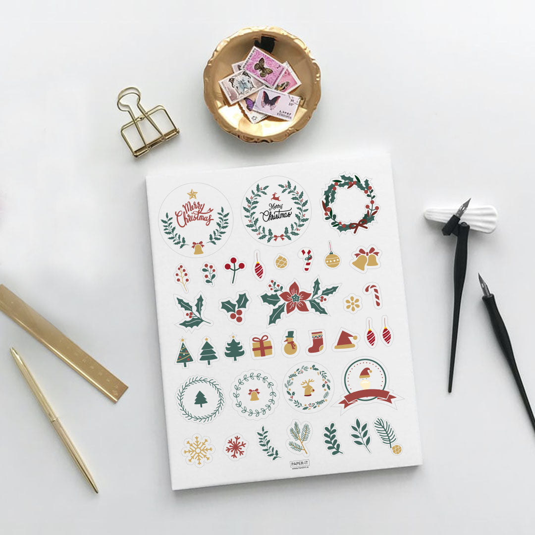 Christmas stickers <br/> (Set Of 3) - PAPER-IT